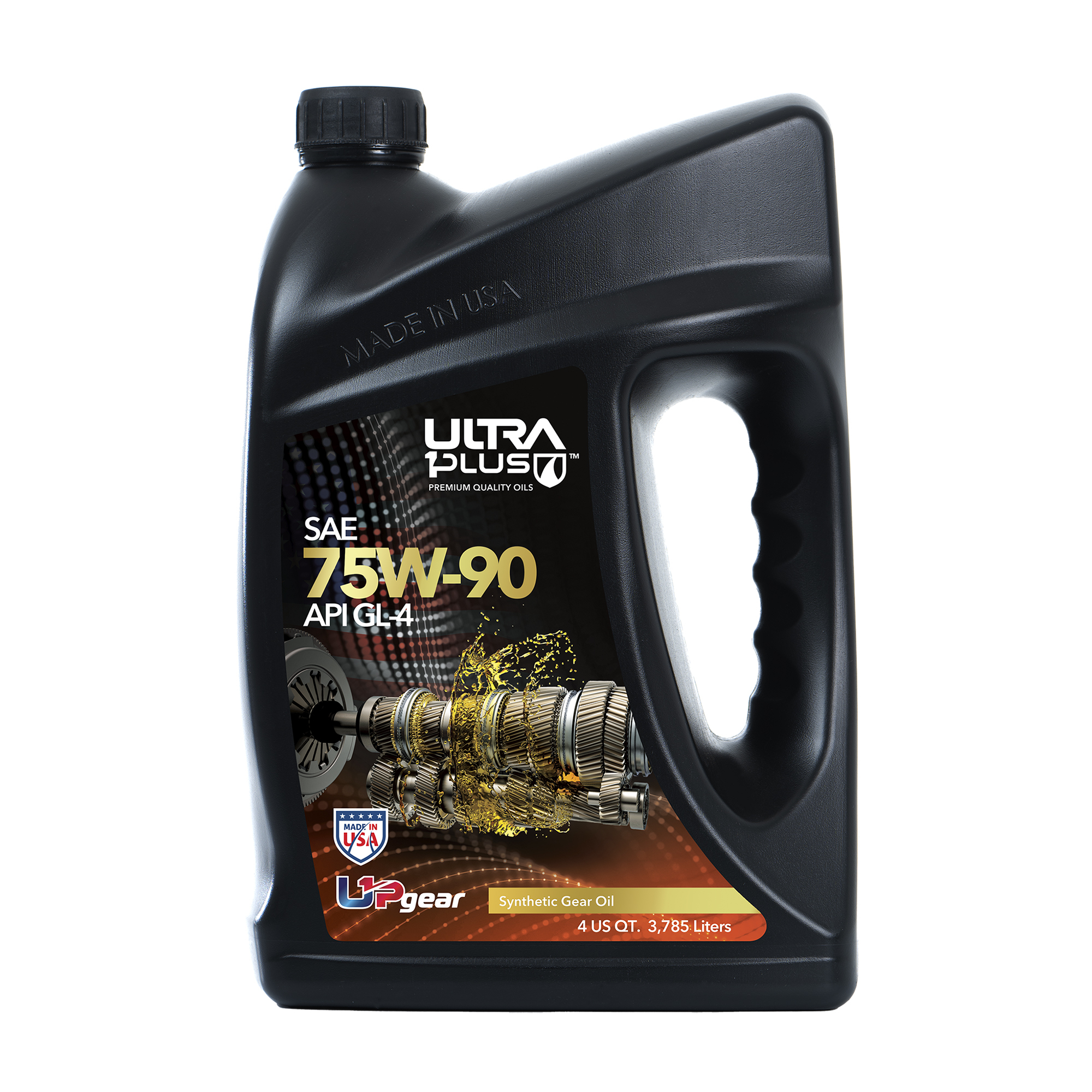Ultra1Plus U1P-Gear, SYNTHETIC GEAR OIL 75W90 GL-4 1 Gal, Included (qty.) 1 oz, Fluid Ounces 128 fl, Model# UL706
